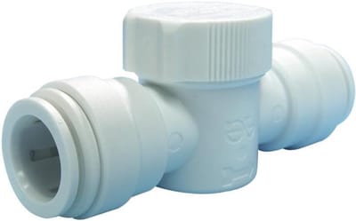 Afsluitkraan - Stopkraan - Water afsluiten - Eenvoudige installatie - 15 mm - Zilver
