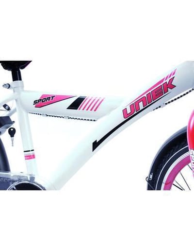 Kinderfiets Uniek Funride (V-Brake + Cb) J 24'' 1V Wit / Rood