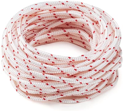 Dailygoods- Startkabel 10 meter - Vervangingstouw voor grasmaaiers/trimmers - Geschikt voor motorzagen/sneeuwblazers - Polyester materiaal - Lichtgewicht 110 g - Gevlochten met glad oppervlak - Starttouw