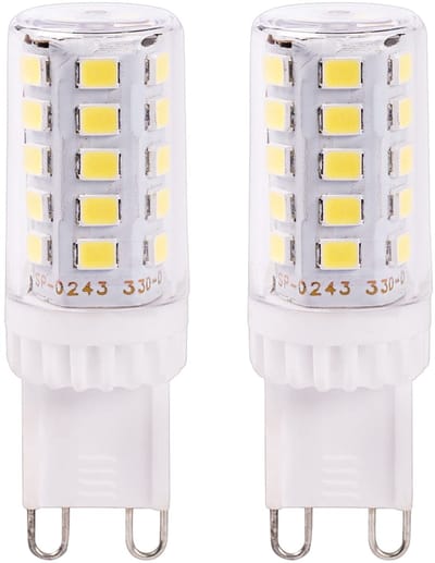 Optonica LED Insteeklamp G9 - 4W (vervangt 35W) - 400lm - 6000K Koel Wit - 230V - Dimbaar - Energiezuinig - 2 stuks
