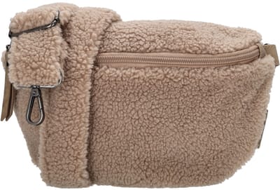 Beagles Lugo Heuptas Dames - Buiktas met verstelbare en afneembare schouderband - Crossbodytas van Nylon en Polyester met ritssluiting - Taupe