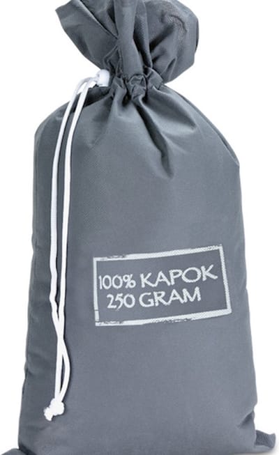 B Bright Navulling kussen Kapok - 30 x 50 cm - grijs