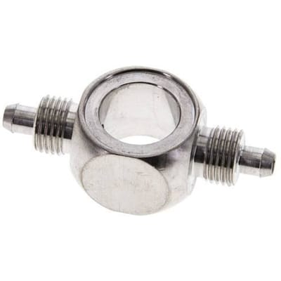 6x4 & G1/4'' RVS 1.4571 Banjo T-Opsteekoppeling
