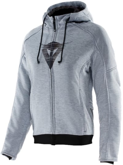 Dainese Daemon-X Safety Dames Grijs Motorcycle Zip Hoodie - Maat 44 - Jas
