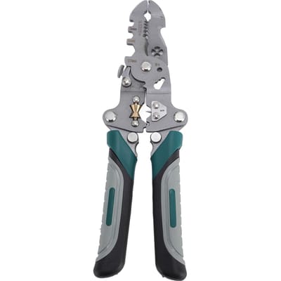 Pince à sertir et à dénuder 18 en 1 Multifonctionnelle Pliable pour 0,08 mm à 1,6 mm gray
