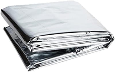 Folie Survival Deken - Nooddeken Warmte - Buitenactiviteiten Bescherming - Warmte Reflecterend Materiaal - 160 x 210 cm - Zilver