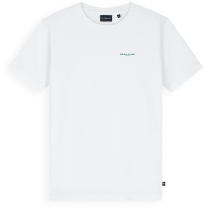 Ballin Amsterdam - Jongens Regular fit T-shirts Crewneck SS - White - Maat 6