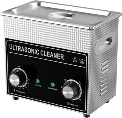 Sieradenreiniger Ultrasoon - Reinigingsapparaat Bad - Snel Reinigen - Met Verwarming Timer - 3.2 Liter - Zilver