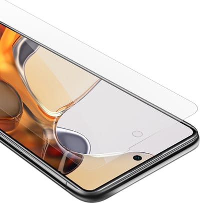 Cadorabo Screenprotector geschikt voor Xiaomi 11T / 11T PRO - Pantser film Beschermende film in KRISTALHELDER Geharde (Tempered) display beschermglas in 9H hardheid met 3D Touch