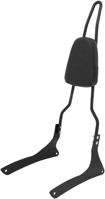 Passagierskussen Motor - Rugsteun Achter - Comfortabel Rijden - Snel Afneembaar - 2.4 kg - Zwart