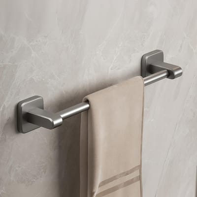 1 Stuk Geen Boor Handdoekrek Roestvrij Opbergrek, Wandmontage Badkamerrek met Slippers Organizer, Badkamer Handdoekrek Opberging, Moderne Ruimtebesparend