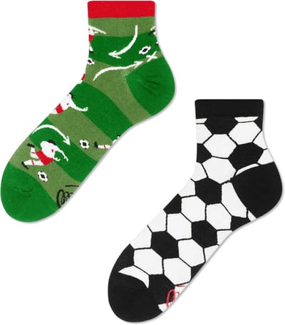 Many Mornings unisex hoge enkelsokken - Football Fan Quarter - Unisex - Maat: 39 - 42