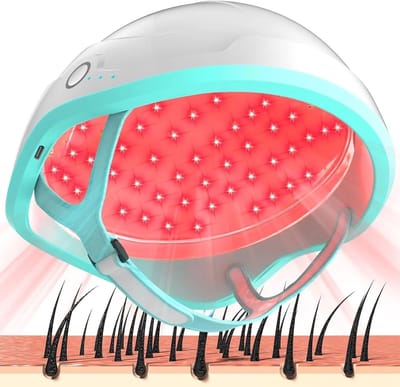 Lifero Laser Haargroei Helm - Laser Helm Tegen Haaruitval - Rood Licht Therapie - Laserhelm Mannen en Vrouwen - Red Light Therapy