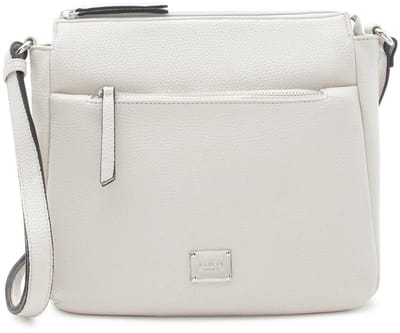 L.CREDI schoudertas Budapest Crossbody Bag Light Gray crème