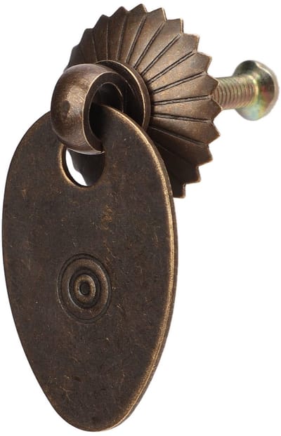Dailygoods- Ringgrepen Antiek - 10 Stuks - Messing Handgrepen - Decoratieve Kasten - Lade/Deur Grepen - Robuust en Duurzaam - Ladegrepen