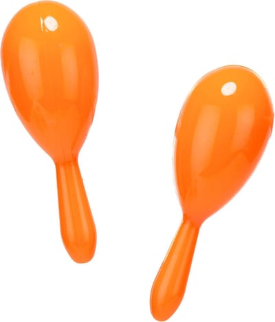 Vegaoo - Oranje Maracas Samba ballen
