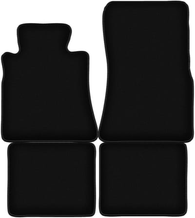 BASIC zwarte velours matten voor: Mercedes SE W126 sedan (1979-1991)