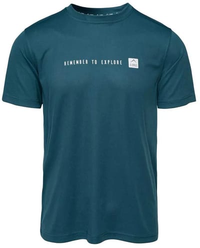 Elbrus Daven Ii T-shirt Met Korte Mouwen Blauw L Man