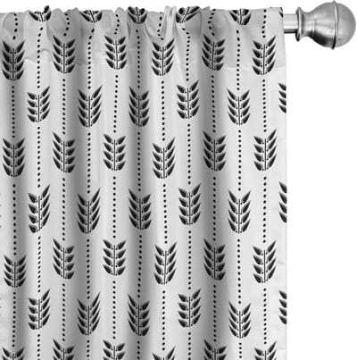 ABAKUHAUS Geometrische Gordijnen 74706 – 2x75x225 cm – microvezel