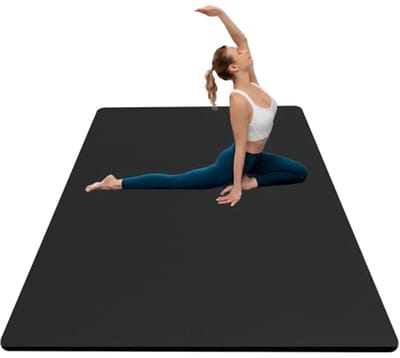 Yoga Mat XXL - TPE - 10mm Dikte - Antislip - Voor Thuis en Sportschool