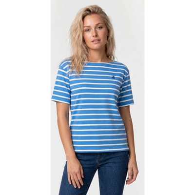 Brooks Brothers Logoed T-shirt Cotton Light Blue Maat: XS | Tops Outlet | Dames | Blauw