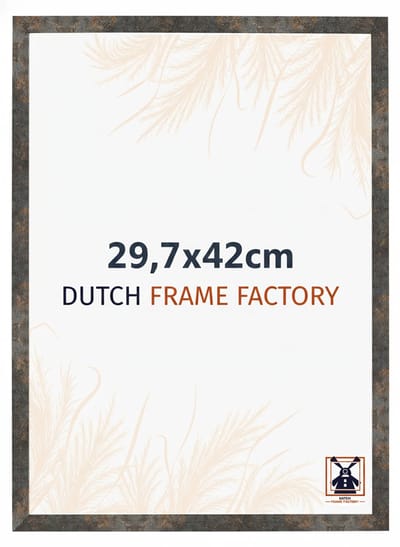 Fotolijst A3 29,7x42 cm - MDF - Geoxideerd Metaal - Benno