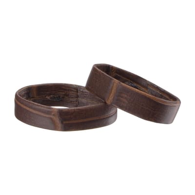 Dailygoody - PU Lederen Strikken Vervangende Houder - Horlogeband - Donkerbruin - Geschikt voor 20 mm - Ideaal voor Horloges en Armbanden