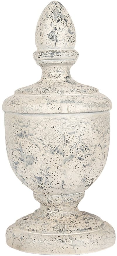 Clayre & Eef Decoratie Ornament Ø 22x48 cm Beige Keramisch materiaal