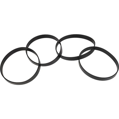 6 pièces Ceinture d'aspirateur en caoutchouc Haute résistance Remplacement de ceinture d'aspirateur pour Bissell 7 9 10 12 14 black
