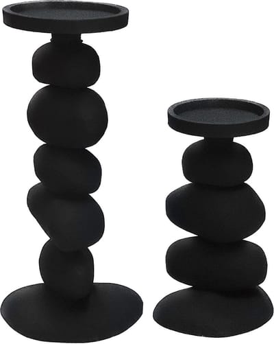 VTW - Kandelaar - Carepa black - set van 2