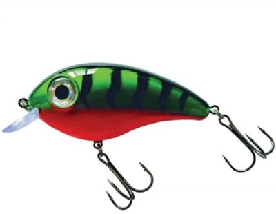 Predox Big Eye Joe Plug 11,5 cm – Drijvende plug met ratelgeluid voor snoek en snoekbaars Green Perch