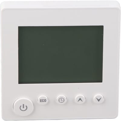 Thermostat intelligent avec écran LCD et clavier, 95-240 V CA, 16 A, pour chauffage électrique domestique white