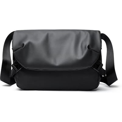 Crossbodytas, Functionele Grote Herentas met Eén Schouderband, Fietser Pendelaar Messenger Bag, Rugzak gray