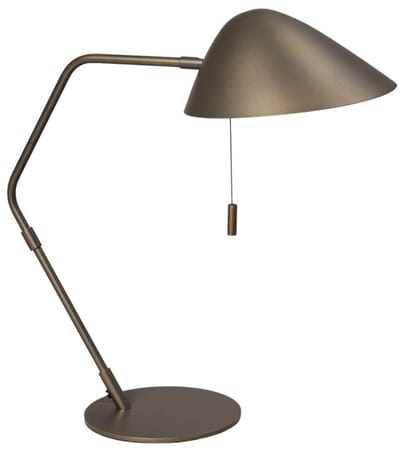 ETH Lotte tafellamp 1x E27 trekschakelaar anodic brown
