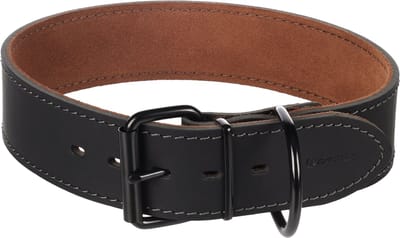 Flamingo - Hond Halsband Montana Zwart XXXL 58-68cm 50mm