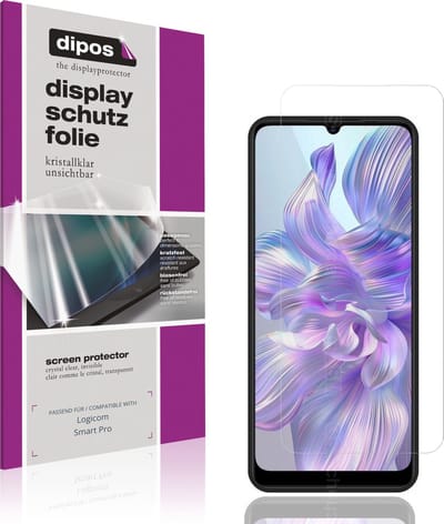 dipos – 4x Beschermfolie geschikt voor Logicom Smart Pro | Krasbestendige & heldere Screenprotector Ultra-Thin