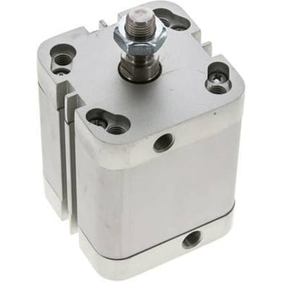 ISO 21287 Compacte Dubbelwerkende Cilinder 50-40mm - Magnetisch - Mannelijke Stang