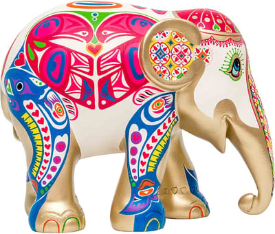 Elephant Parade - Love Wild, Love Free - Handgemaakt Olifanten Beeldje - 10cm