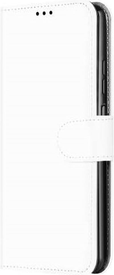 LuxeBass Hoesje geschikt voor Xiaomi Redmi 10 - Boekhoesje met kaartvakken - Wit gsm hoesje - telefoonhoes - telefoonhoesjes