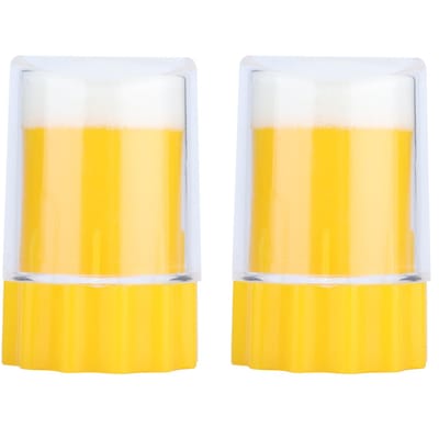 Lot de 2 marqueurs pour reine des abeilles, bouteille de marquage en plastique, dispositif de capture de reine des abeilles pour l'apiculture beige