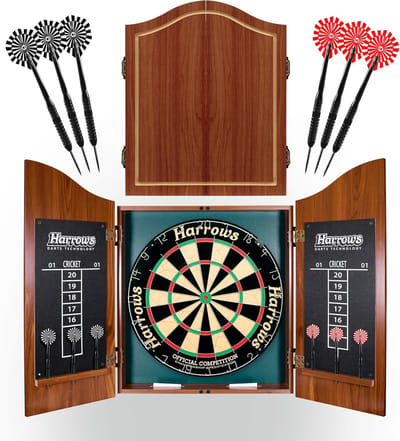 Complete dartset met scorebord en dartpijlen