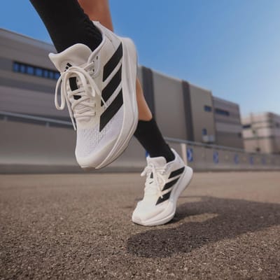 Adidas Duramo Sneakers Dames - Wit - Maat 36 2/3 - Mesh/Synthetisch