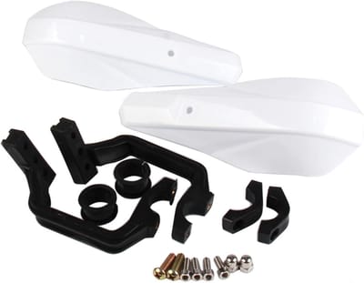 Stuurbeschermers Motor - Handvat Protectors - Rijcomfort Verbeteren - Universele Pasvorm - 22MM 28MM - Wit