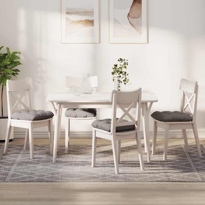 vidaXL - Zitkussens - 4 - st - Stof - Taupe - 40 - x - 40 - x - 12 - cm