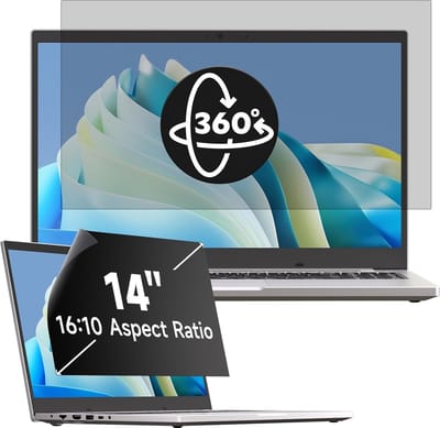 Famanu - Privacyfilter laptop - 14 inch - 16:10 - 360° anti-inkijk - Magnetisch
