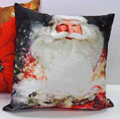 Sierkussenhoes Santa Magic - 55 x 55 cm - Exclusief binnenkussen