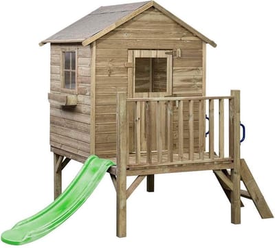 SwingKing Speelhuisje Camilla appelgroen - 184x177x210cm