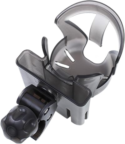 Kinderwagen Bekerhouder - Telefoonhouder Organizer - Onderweg Boodschappen - 360 Graden Draaibaar - 125 x 106 cm - Bruin