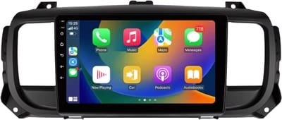 Autoradio met bluetooth - Carplay - Voor Peugeot Expert 3, Citroën Jumpy 3 & SpaceTourer (2016-2021) - Geschikt voor Apple en Android - Stereo - Navigatie - Navigatiesysteem auto - 2GB 64GB