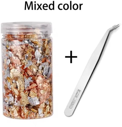 10g Bladgoud Vlokken – Epoxyhars Vulling, Goudfolie voor DIY, Siliconen Mallen, Nail Art & Sieraden Maken